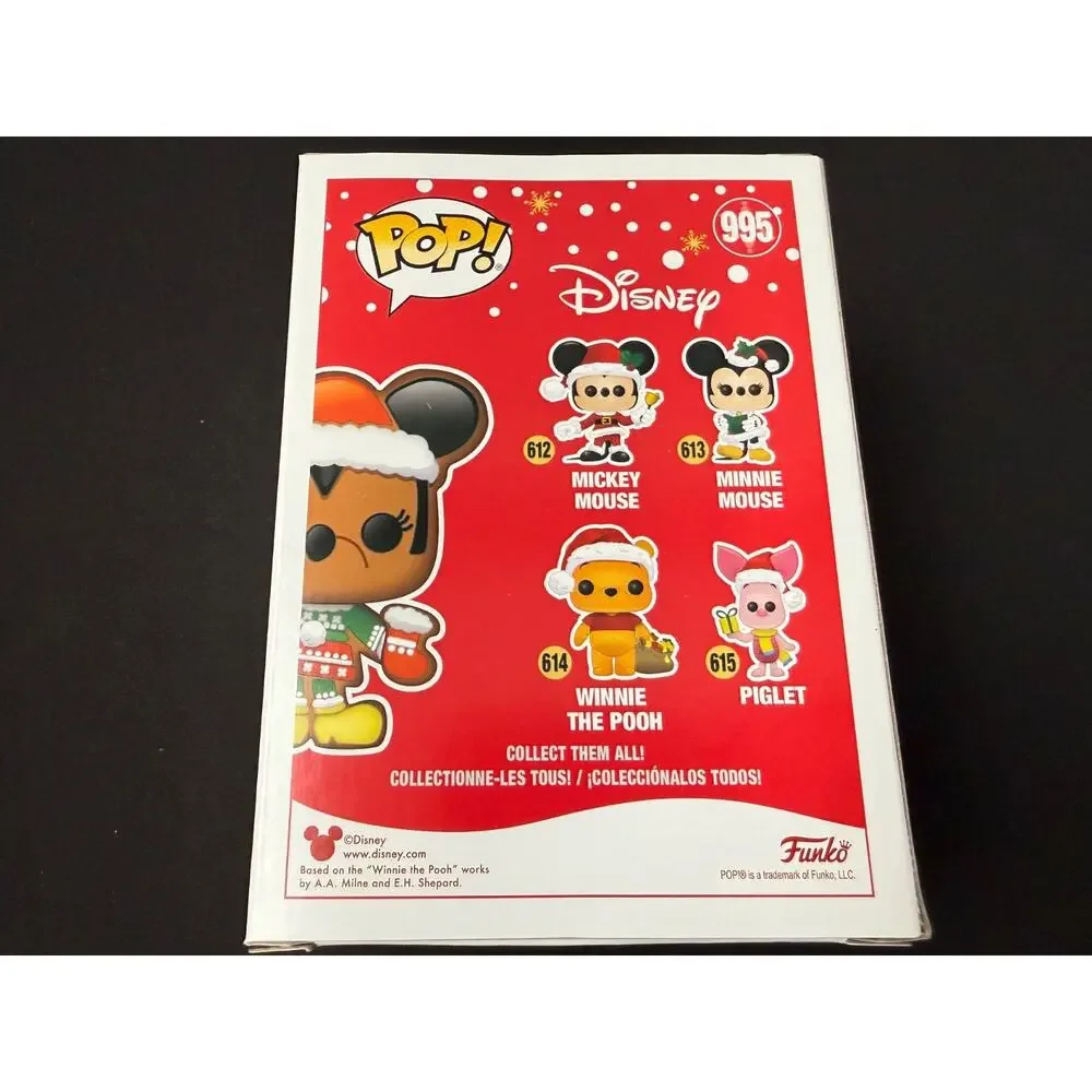Funko Pop Gingerbread Mickey 994 & Minnie Mouse 995 Set Funko Shop Exclusive NEW